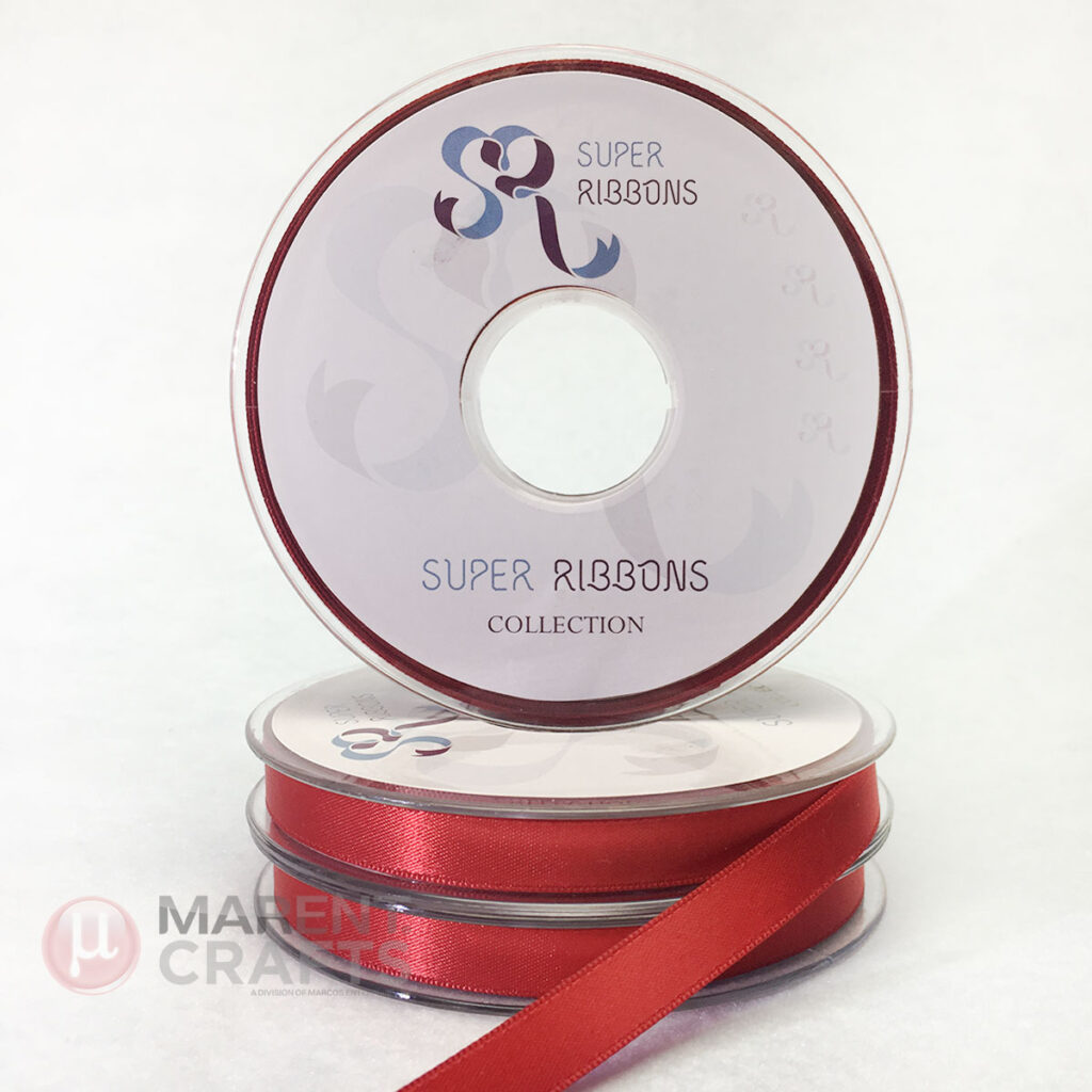 Super Ribbons Double Faced Satin Ribbon | Marent Crafts UK