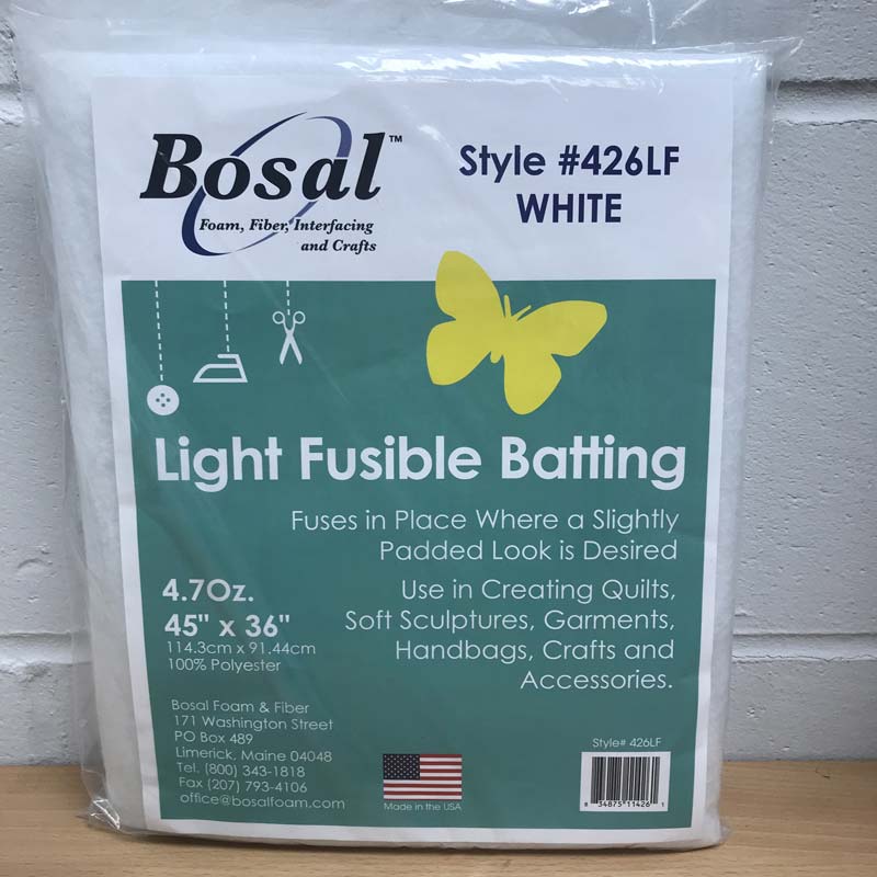 Light Fusible Batting 426LF Bosal Range Marent Crafts