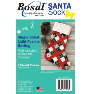 Bosal Light Fusible Pre-Cut Santa Sock